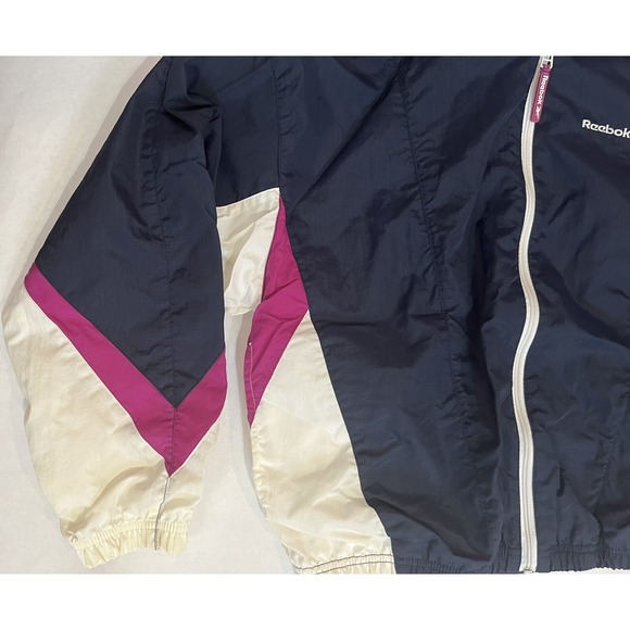 Vintage Windbreaker Wilson Jacket Zip Up Track Coat Women's Medium - Picture 7 of 16